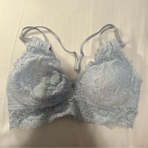 Aerie Light Blue Lace Bralette